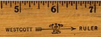 Ah, the Wescott Ruler.  Feared by naughty boys and girls for generations